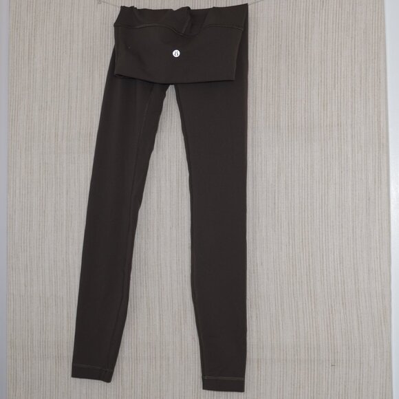 Lululermon Green Wunder Train High-Rise Tight 24" Asia Fit Size:2 28" - Picture 5 of 7